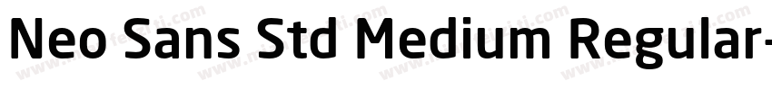 Neo Sans Std Medium Regular字体转换